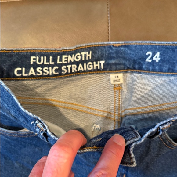 J. Crew Classic Blue Straight Leg Jeans - Picture 2 of 4